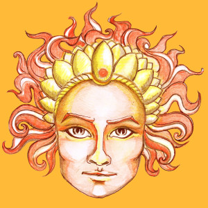 Jours de la semaine : leurs planètes, énergies et couleurs Soleil-dimanche-orange-yogavedas-300x300