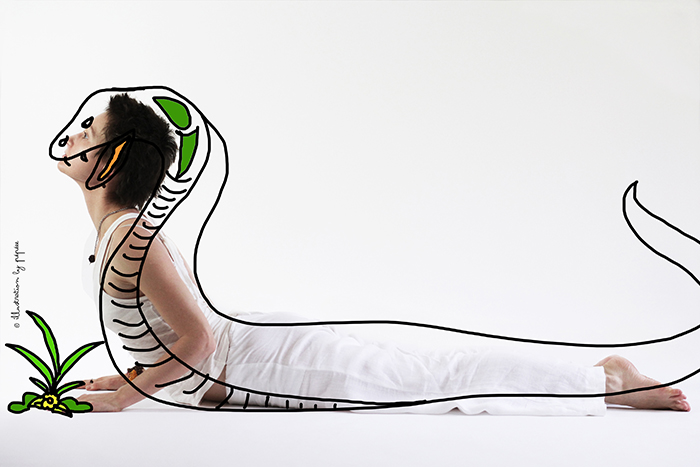 maitri yoga bujangasana cobra by pépée